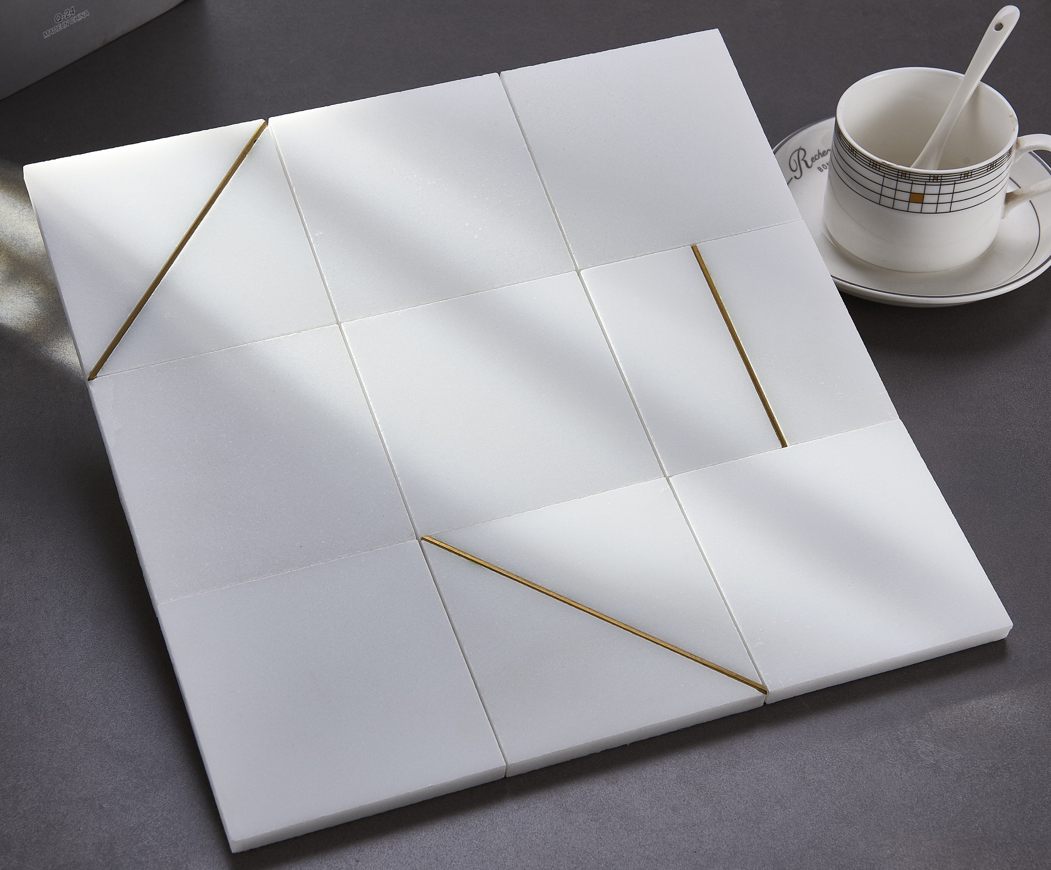 Coverings new arrival Marble White Mosaic 