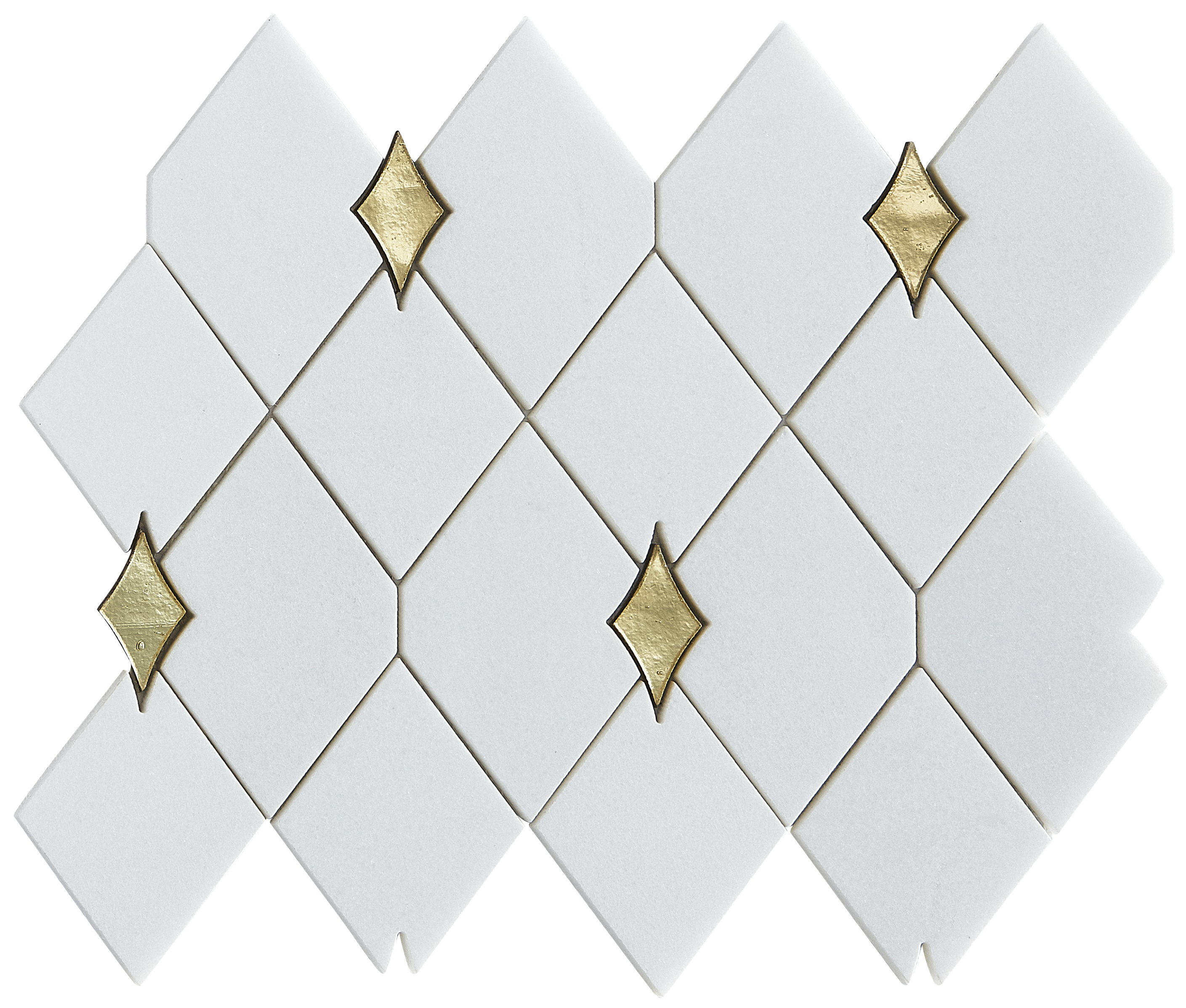 White Marble & Glass Mix Mosaic