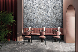  Solid Sliver Color sector Aluminum Mosaic HS2403