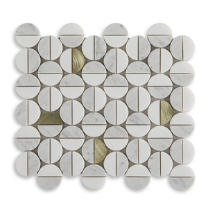 High - Quality Metal Mosaic for Decoration Sphere Solid Aluminum Gold 
