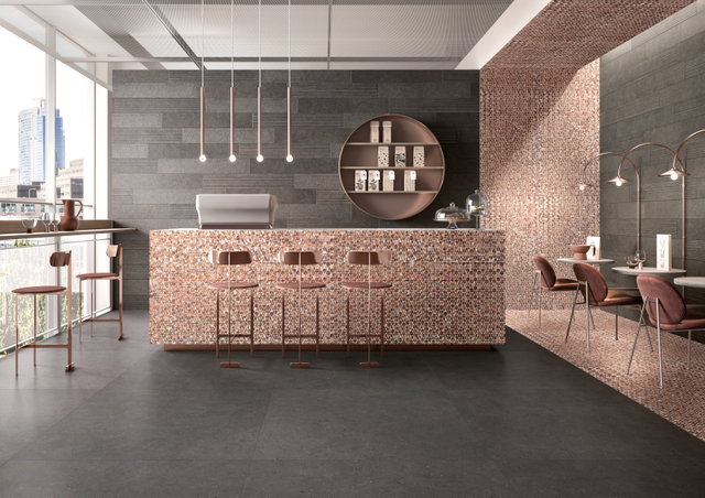 High - Quality Metal Mosaic for Decoration Sphere Solid Aluminum Dark Grey